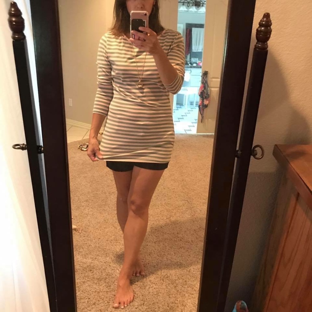 Matilda Jane Striped Off The Grid Tee NWT Size M